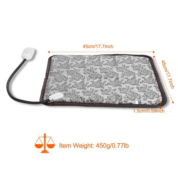 Waterproof Electric Pet Heating Pad for Dogs & Cats, Adjustable Temperature