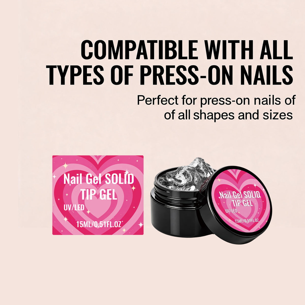 Nail Adhesive Glue for Wearable Nails - 15ml Strong Bonding Solution