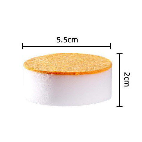 Multi-Purpose Household Cleaning Sponge Bar - Orange, 5.5x2cm, 10-Pack