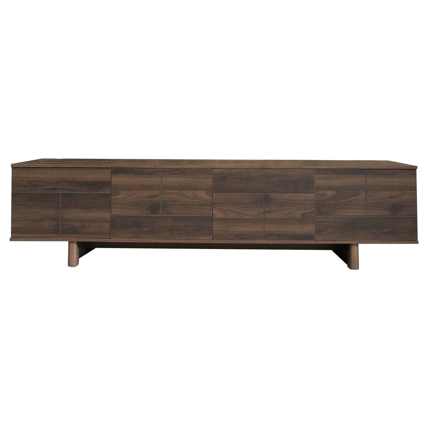 Modern 78-Inch TV Stand for TVs up to 85" - Dark Brown