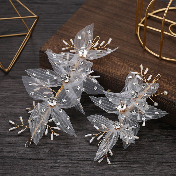 Pearl Hair Tie - Korean Bride Wedding Style