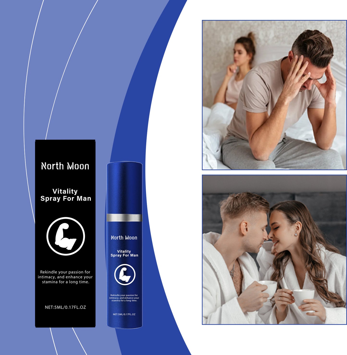 Men Vitality Intimate Spray - Herbal Formula with Ginseng & Maca Root