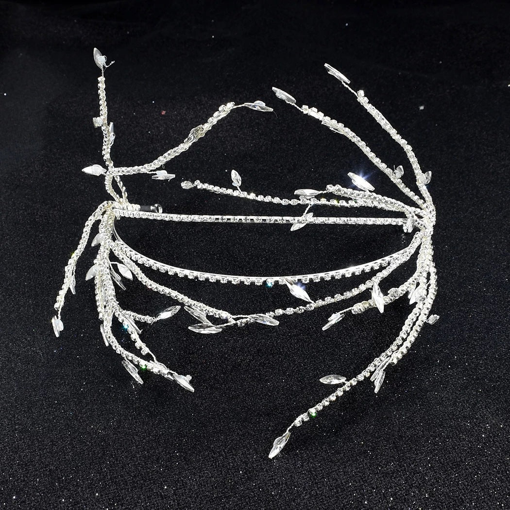 Simple Bridal Headband Crown Hair Accessories for Wedding & Party