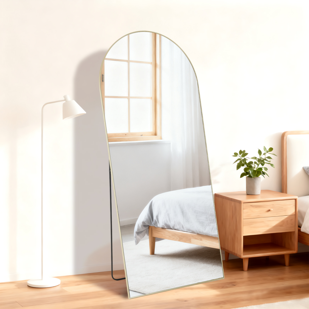 Rectangle Full Length Standing Mirror - Floor Body Mirror for Bedroom