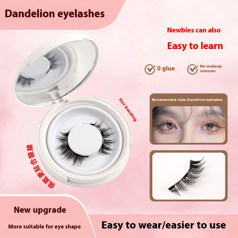 Magnetic False Eyelashes - Natural Mink Lash Set with Applicator Tool