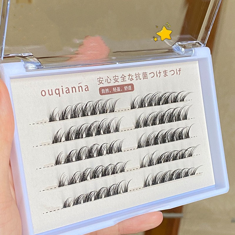 Clear False Eyelashes with Crystal Stem & Style Options - Makeup Accessories