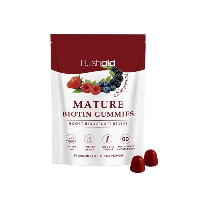 Hair Health Gummies - 60 Soft Candies with Vitamins & Biotin