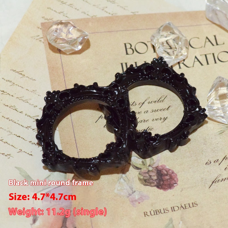 Dark Element Specimen Decorative Picture Frame for Jewelry and Photography Backdrop