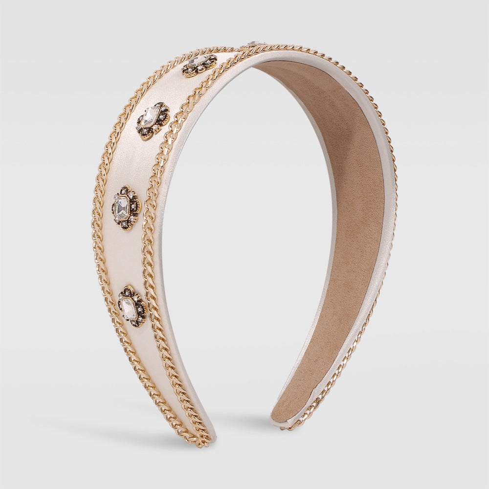 Baroque Chain Headband – Geometric Metal Hair Band