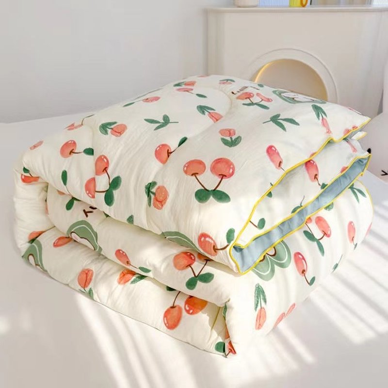 Double Layer Soybean Quilt for All Seasons - Multiple Sizes & Patterns