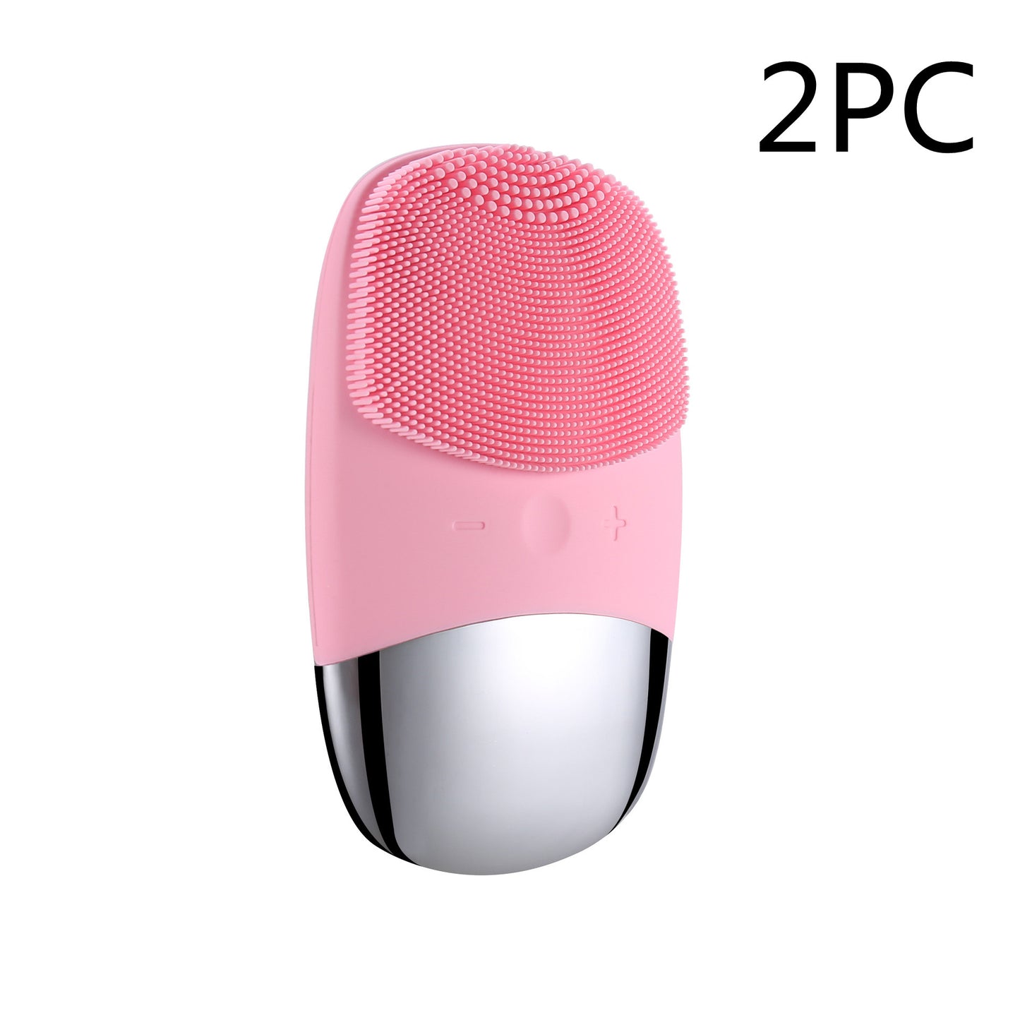 Mini Sonic Silicone Electric Facial Cleansing Brush - Waterproof Skin Massager