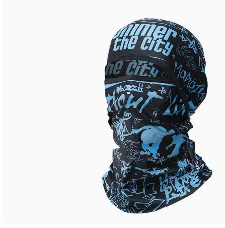Ice Silk Head Cover Men’s Sunscreen Mask Outdoor Sport Face Mask