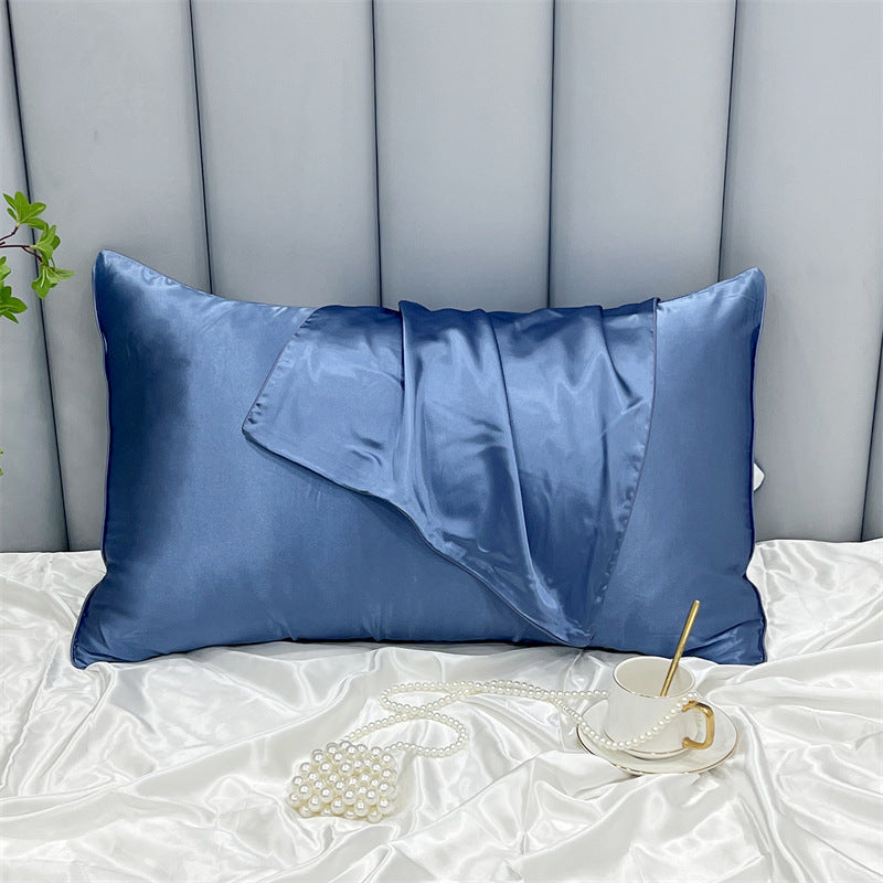 Double-Sided Ice Silk Pillowcase - Soft Rayon & Polyester Bedding Cover