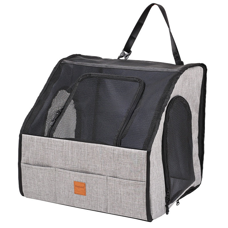 Foldable Waterproof Dog Cage with Thickened Pet Mat for Travel & Home