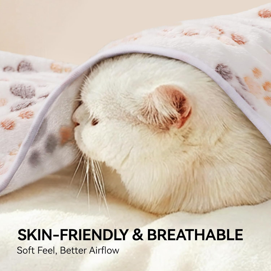 Premium Soft Fluffy Fleece Dog & Cat Blanket Set - Multicolor, 3-Pack