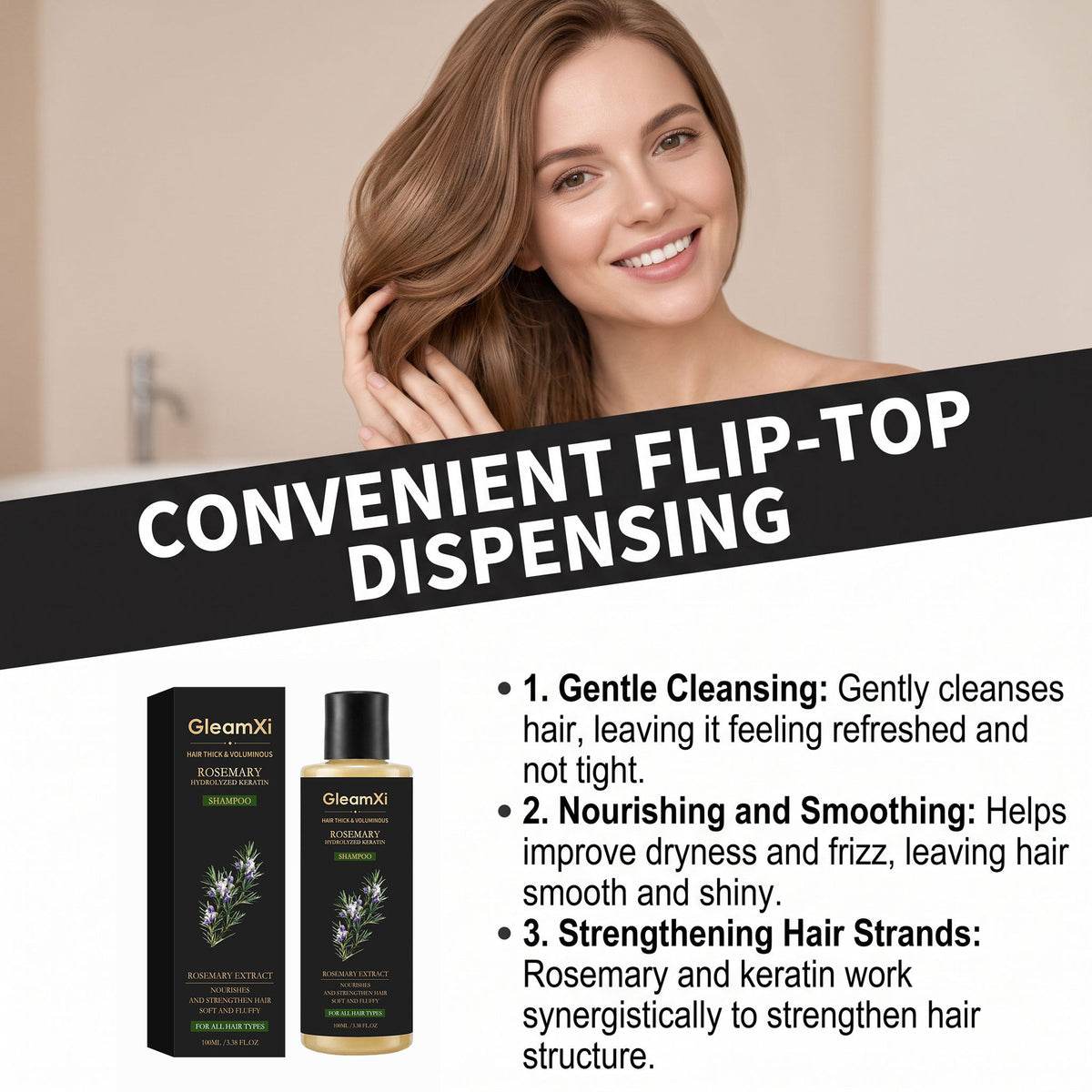 Rosemary Scalp-Cleansing Shampoo 100ml