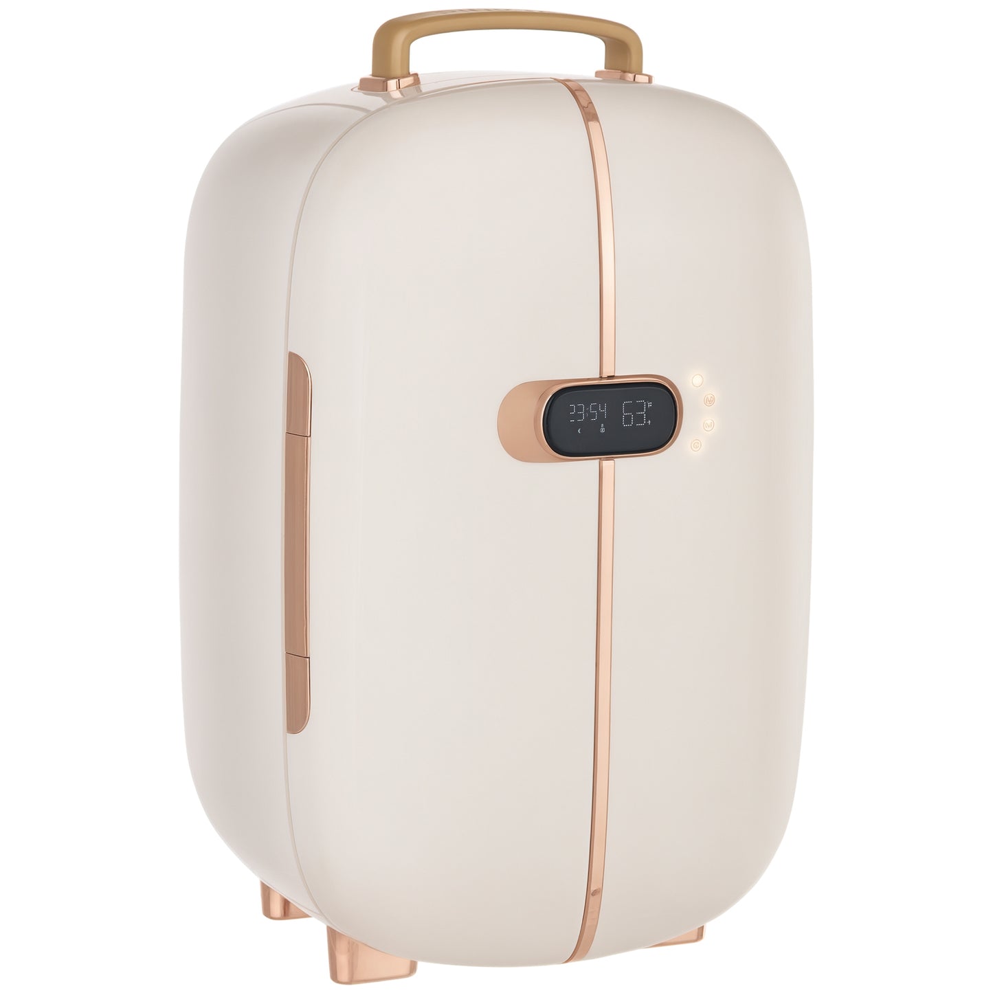 12L Portable Skincare Fridge with LED Display for Beauty & Makeup, White