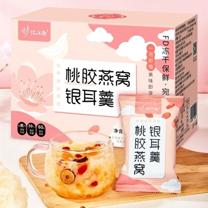 Peach Gum Bird's Nest Tremella Soup Drink Mix