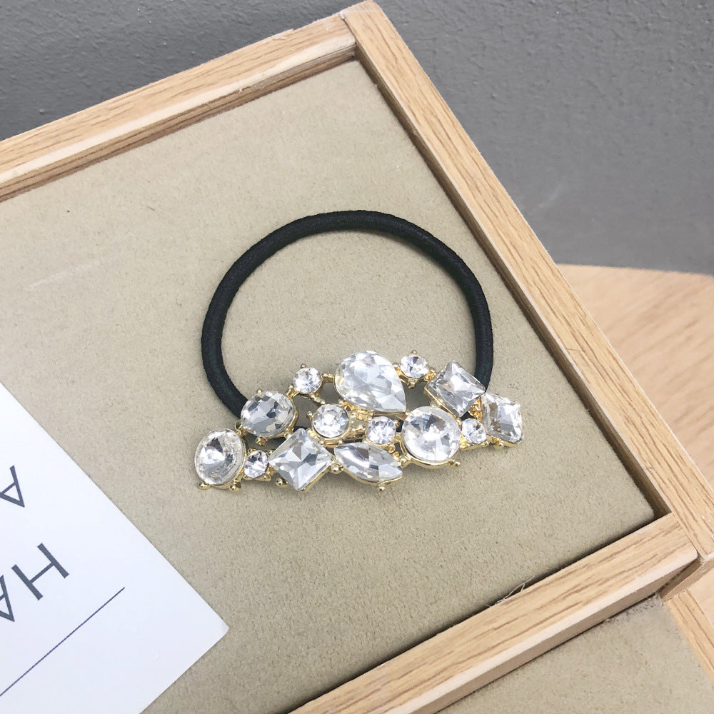 Rhinestone Hair Tiara Headband - Starry Sky Design
