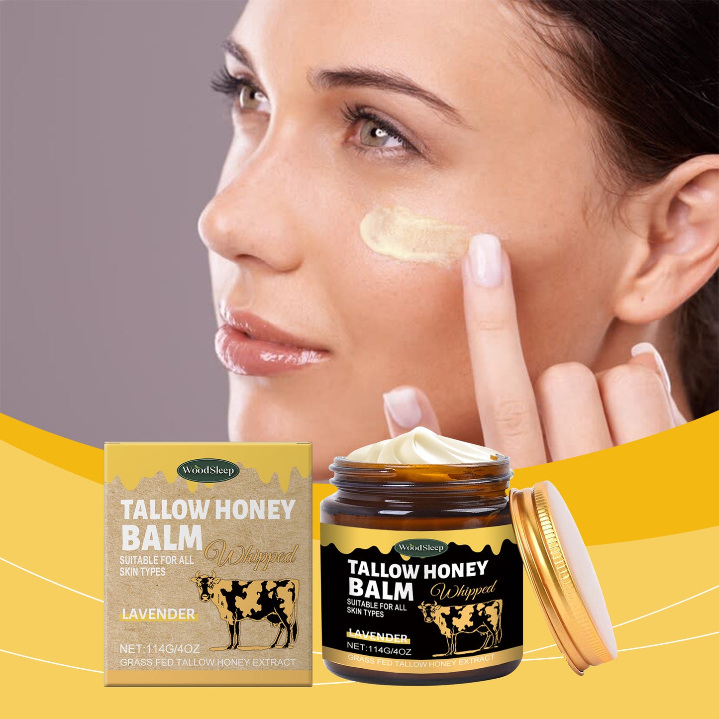 Butter Skin Cream with Mild Ingredients - 114g Hydrating Facial Moisturizer
