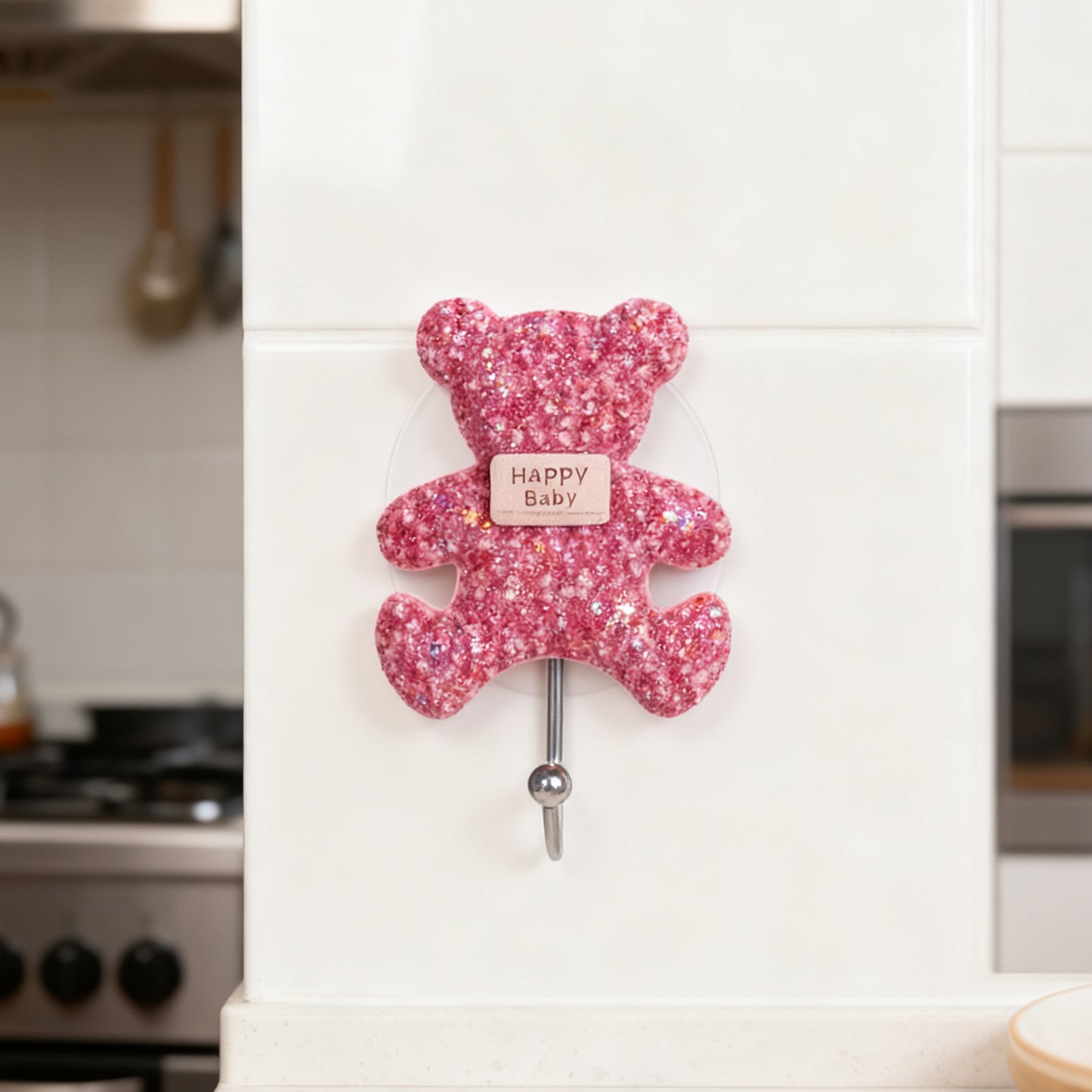 Bear Suction Cup Hook - Single Random Color