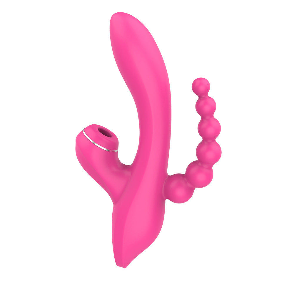 Multi-frequency Vibration Sucking Device for Women - Rechargeable Silicone Massager