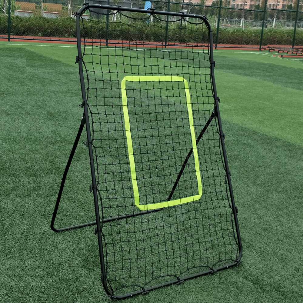 Adjustable Steel Pipe Rebound Soccer Goal - Black, 55.12" x 35.43"