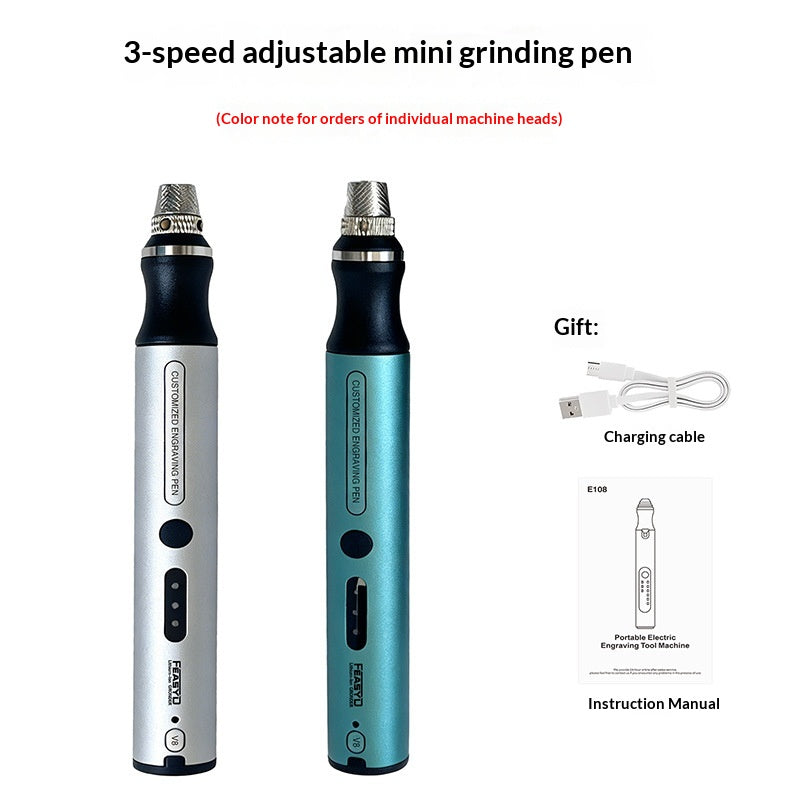 Mini Electric Nail Drill for Manicure & Polishing Pen - Multiple Variants