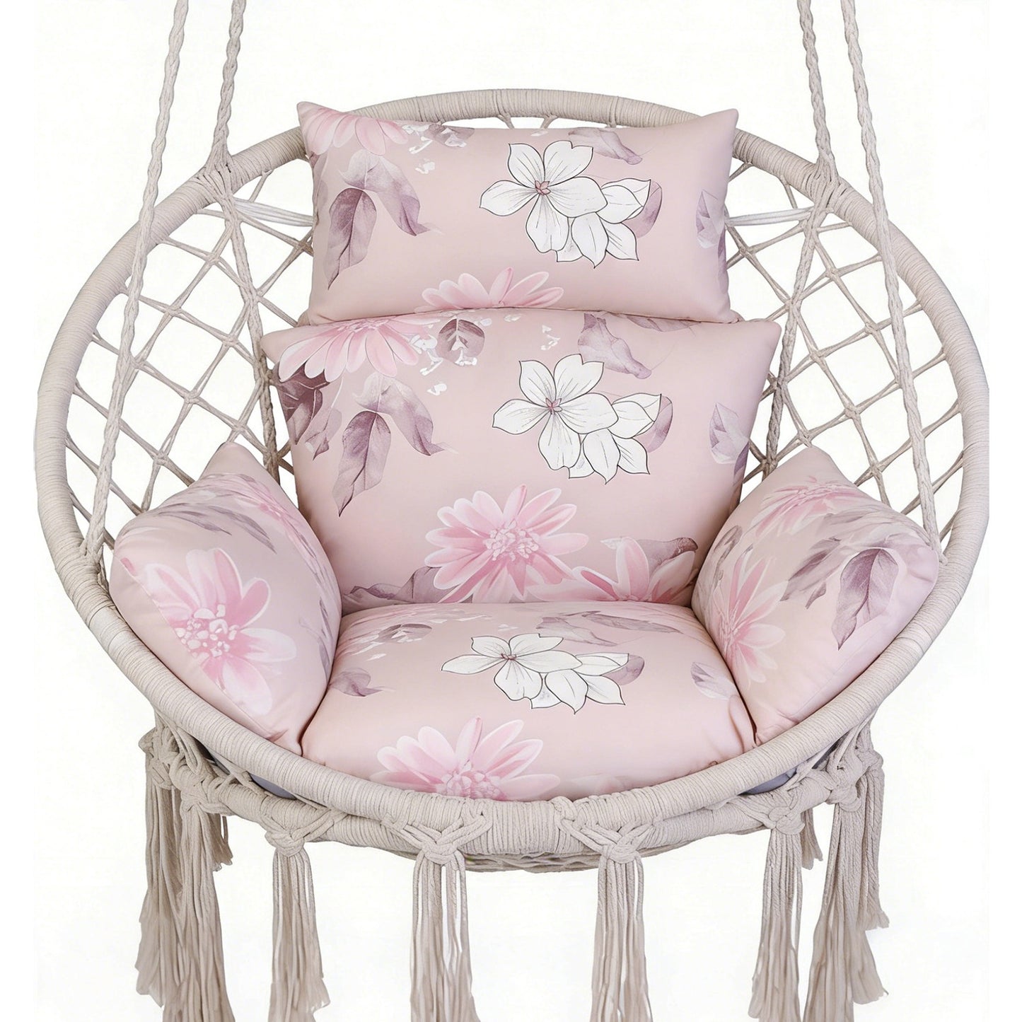 Thick Soft Egg Chair Cushion with Headrest for Hanging Chairs