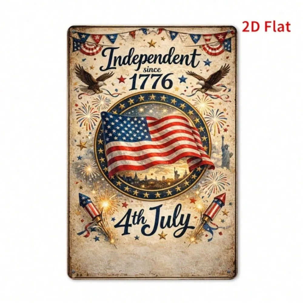 Metal Tin Wall Sign - 20 cm x 20 cm Decorative Art