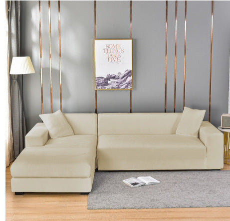 Multi-Color Sofa Cover Set for 145-185cm, 5 Seats & Pillowcases - Home Fabric Soft