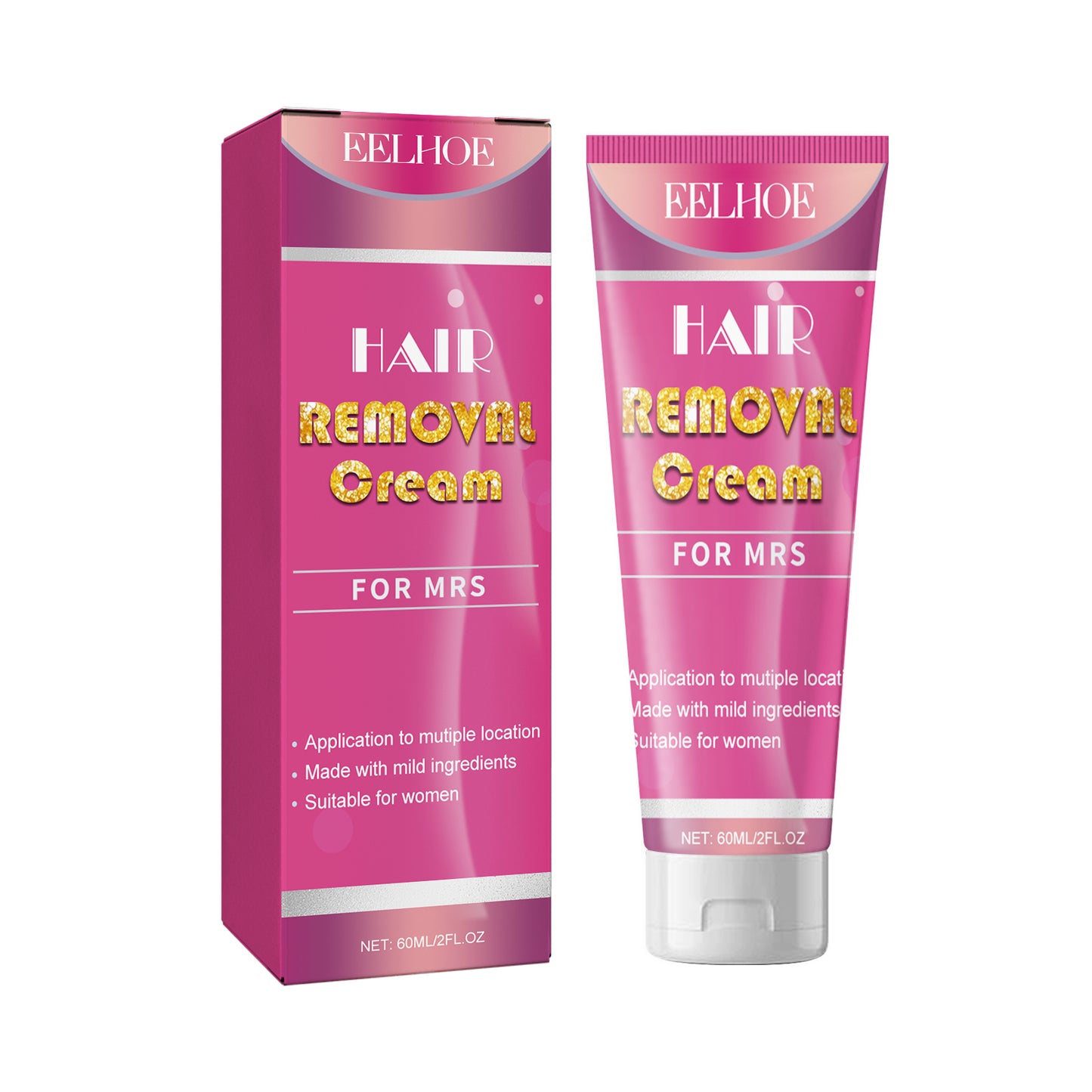 Gentle Full Body Hair Removal Cream - Moisturizing & Soothing Formula