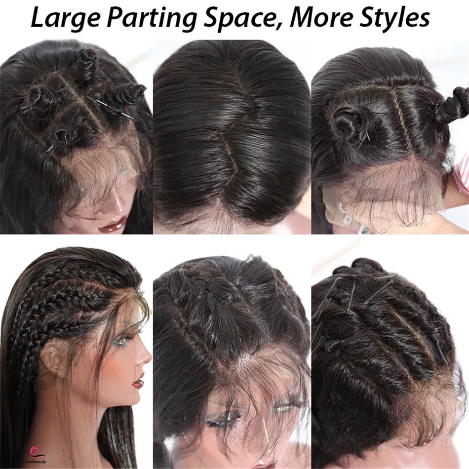 6x4 Lace Front Human Hair Wig - Pre-Plucked Virgin Brazilian Hair