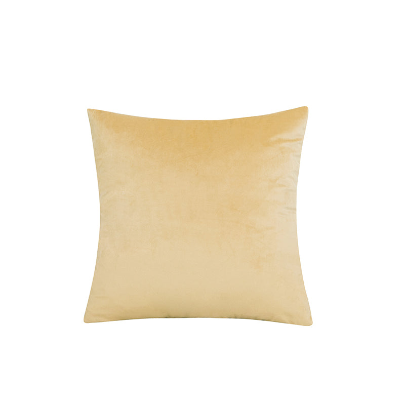 Velvet Lumbar Support Pillow Cover for Office Car Home Decoration