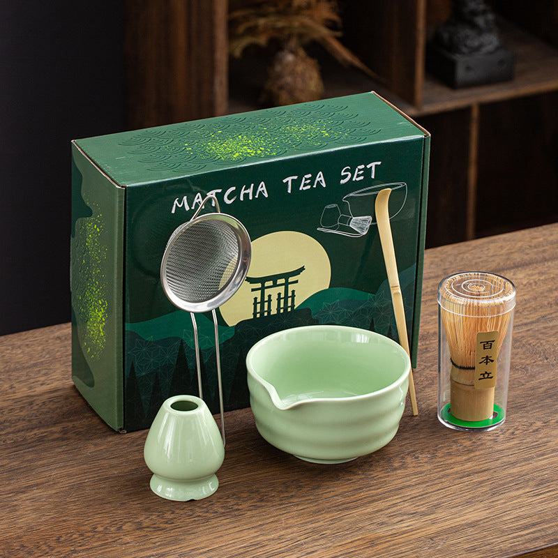 Japanese Ceramic Matcha Tea Ceremony Accessories - Multiple Colors