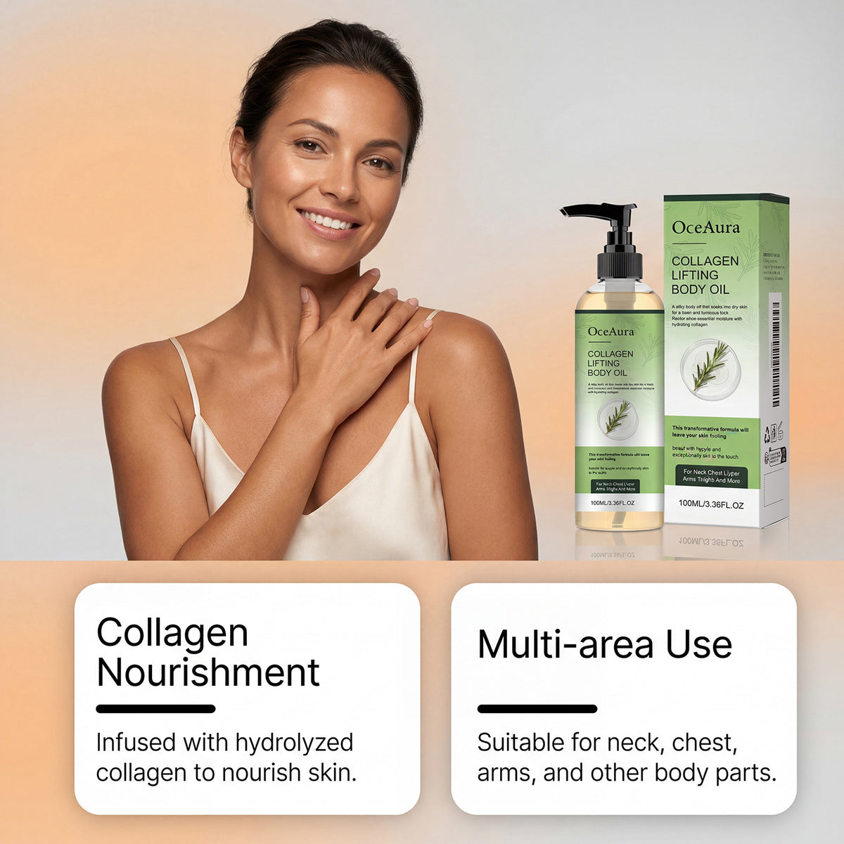 Body Massage Oil - Smooth & Glossy, 100ml