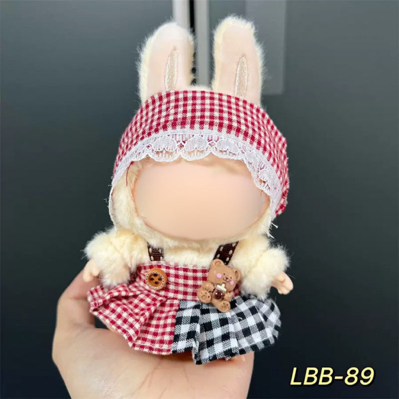 17cm Vinyl Figurine Clothes Set for Collectibles and Decoration
