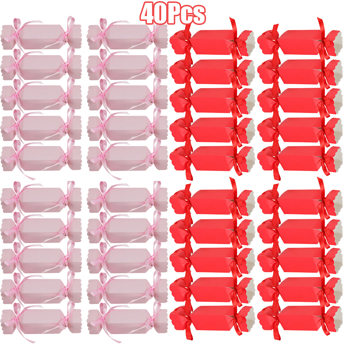 40 Pcs Candy Shaped Gift Boxes for Weddings & Parties