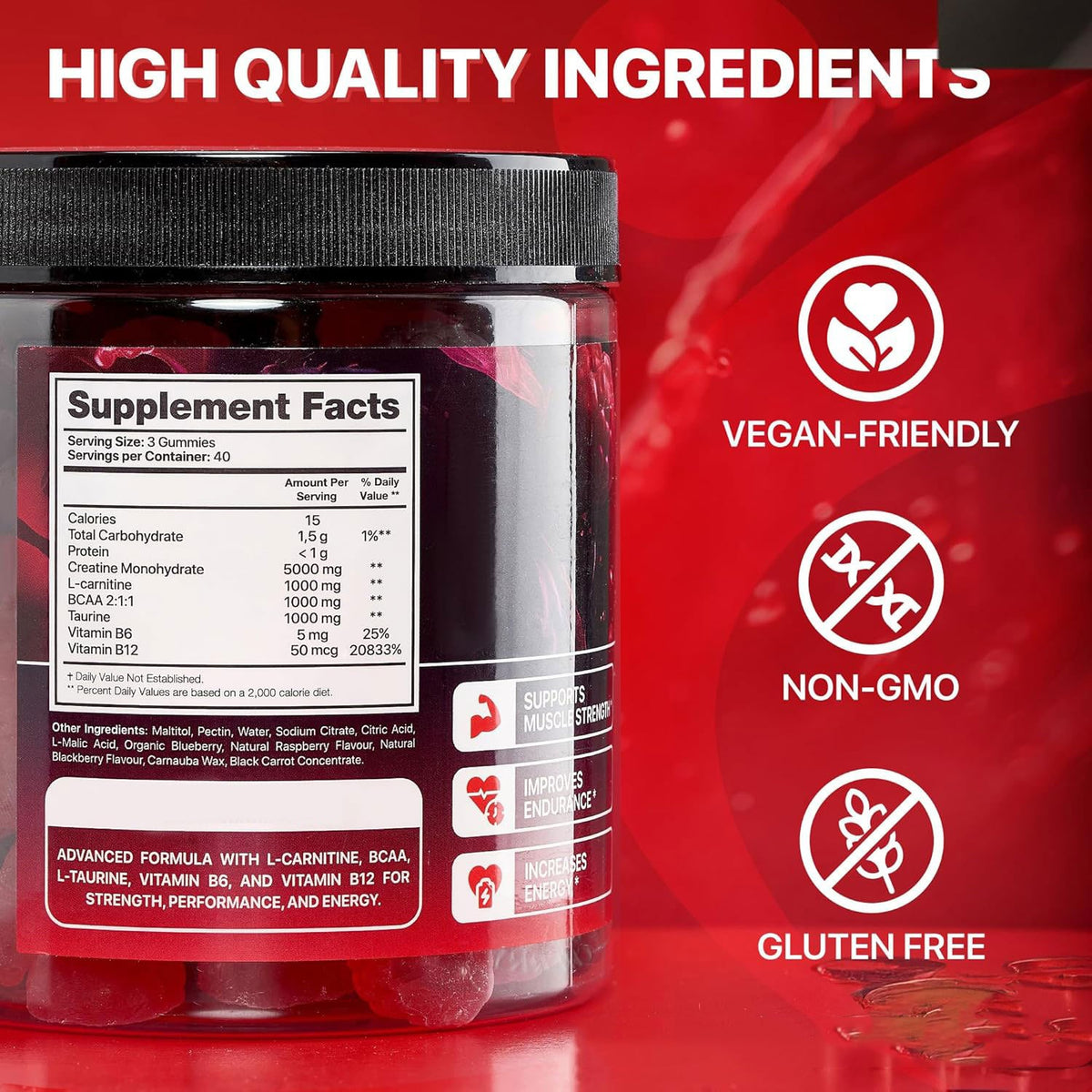 Creatine Gummies 120 Capsules