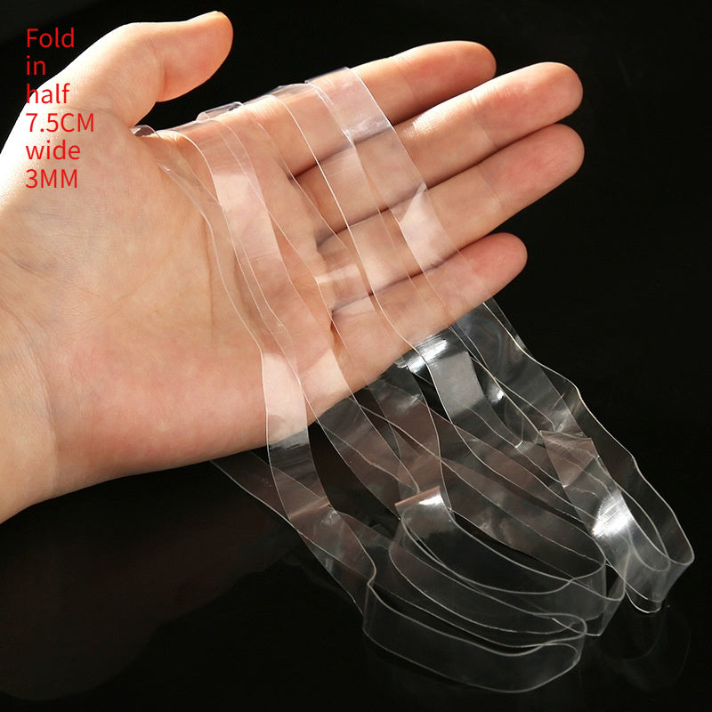 High Elasticity Transparent Rubber Bands for Hair Weaving and Crafting