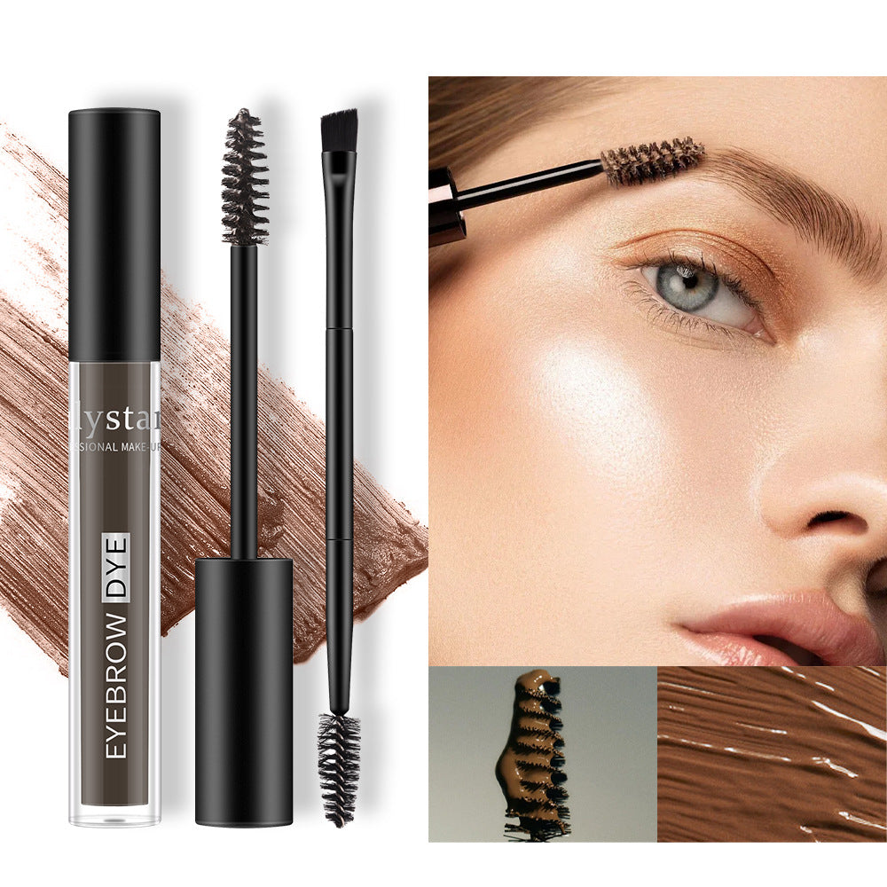 Liquid Eyebrow Cream Set - Waterproof, Long Lasting, Shaping Makeup Tool
