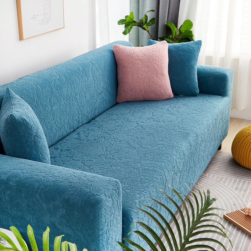Universal Sofa Cover All-Season Thick Solid Color Couch Protector