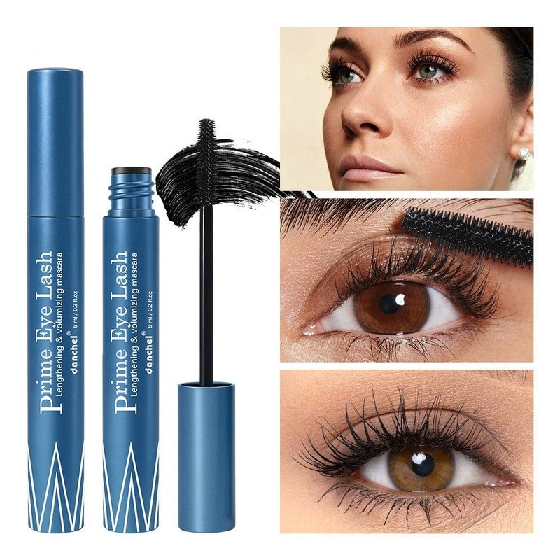 Lengthening Curling Mascara - Smudge-proof, Volumizing Eye Makeup