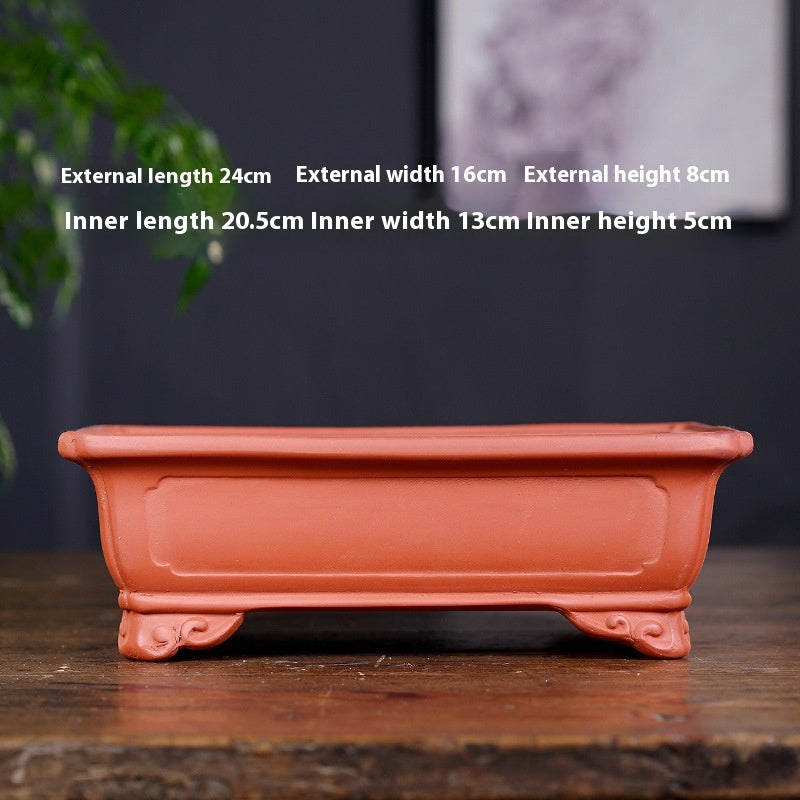 Breathable Ceramic Flower Pot for Home Garden Office Balcony - Multiple Colors