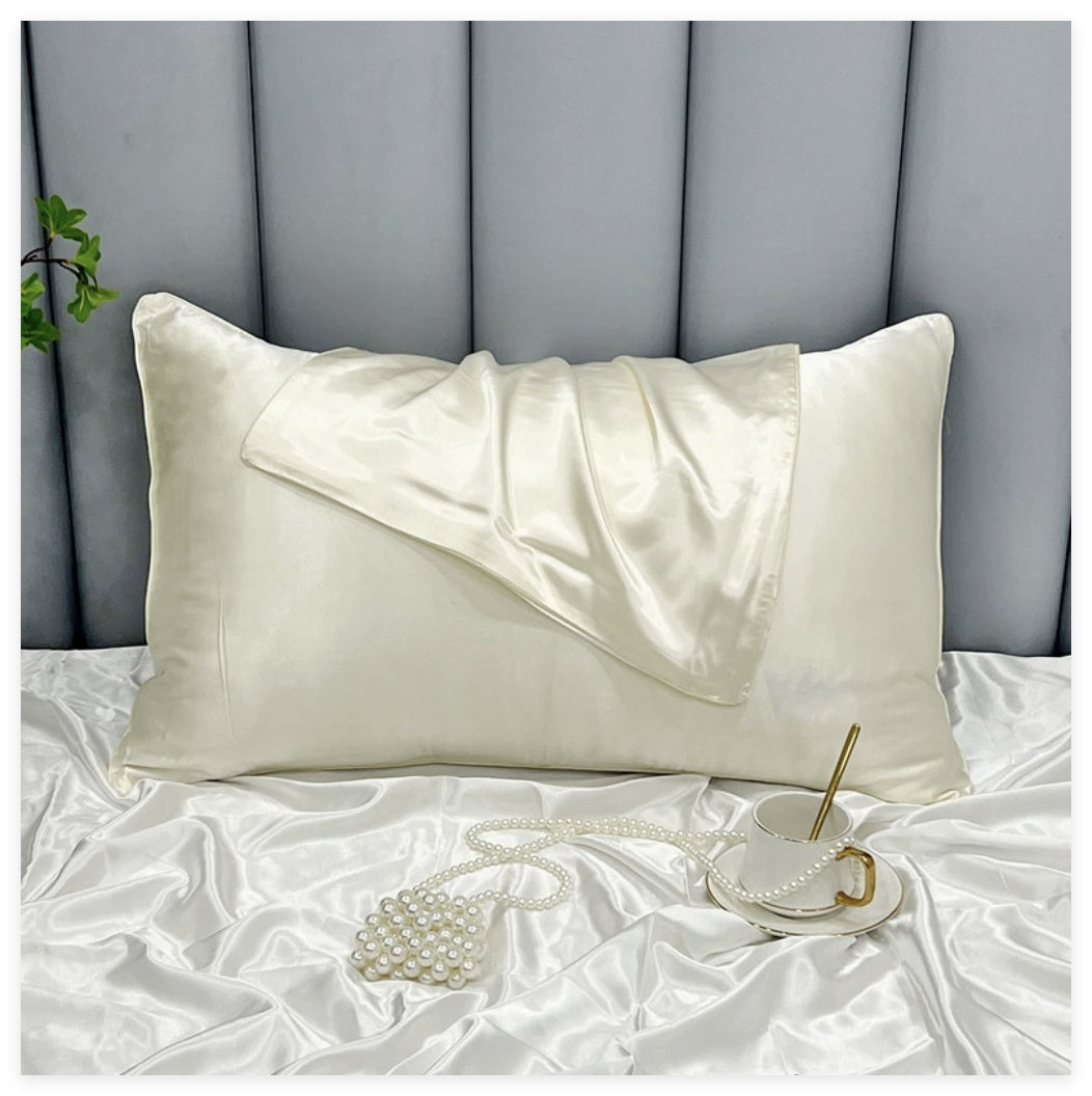 Double-Sided Ice Silk Pillowcase - Soft Rayon & Polyester Bedding Cover