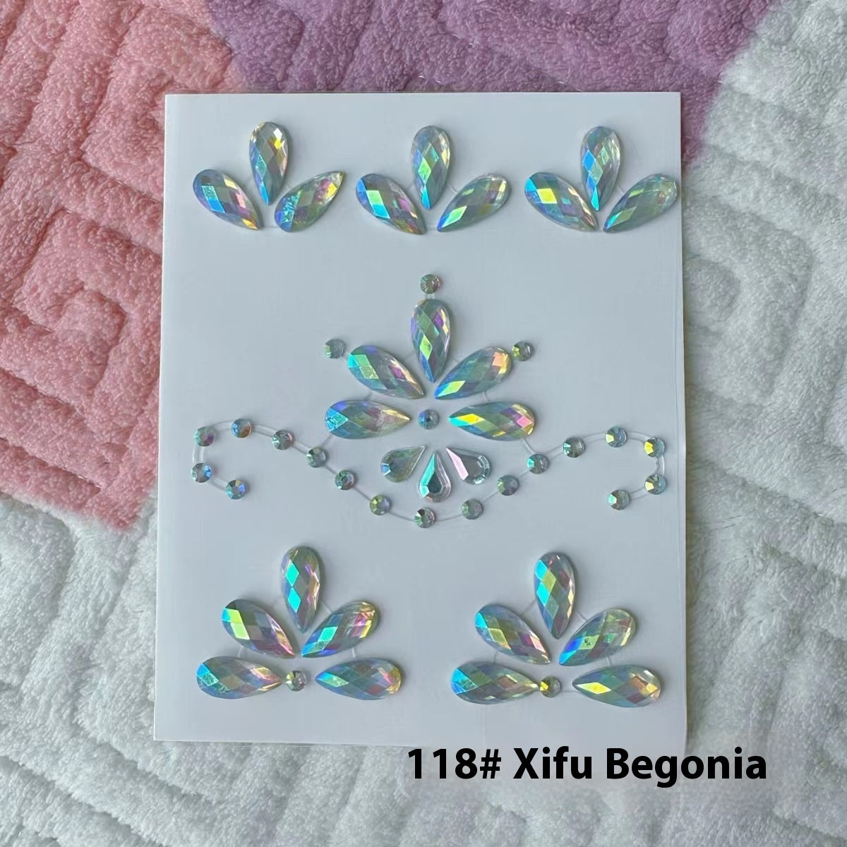 Pearl and Crystal Nail Art Stickers Set for DIY Manicure and Decor