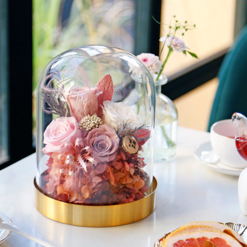 Valentine's Day Preserved Heart-Shaped Flower Gift for Special Occasions