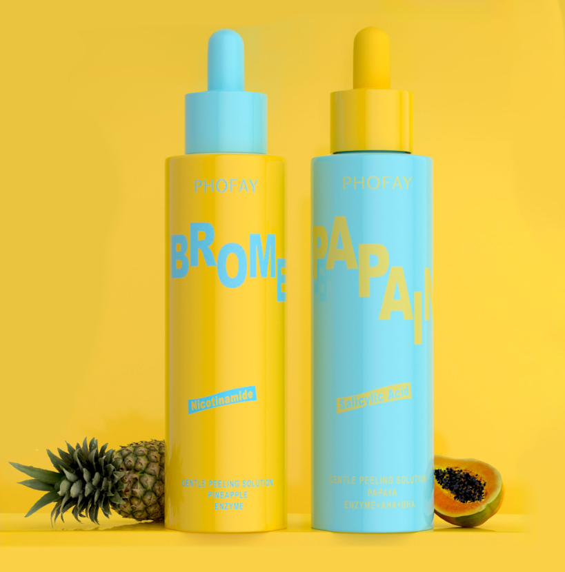 Papaya Enzyme Peeling Solution - AHA BHA Exfoliating Face Treatment
