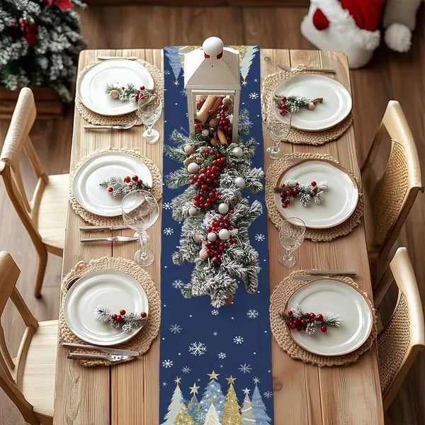 Christmas Table Runner 13x72 Inch - Festive Holiday Decor