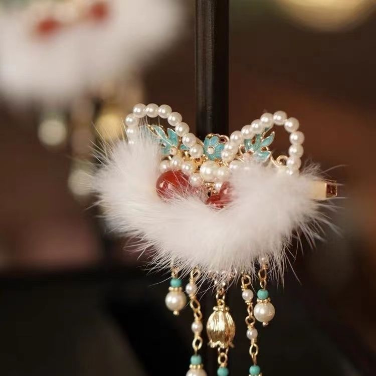 Cute Tassel Hairpin Set Hair Accessories for Daily Use